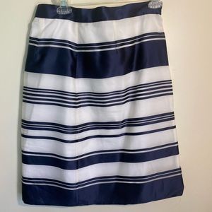 Brooks Brothers Skirt and Top, Women’s Size 8, Navy and White